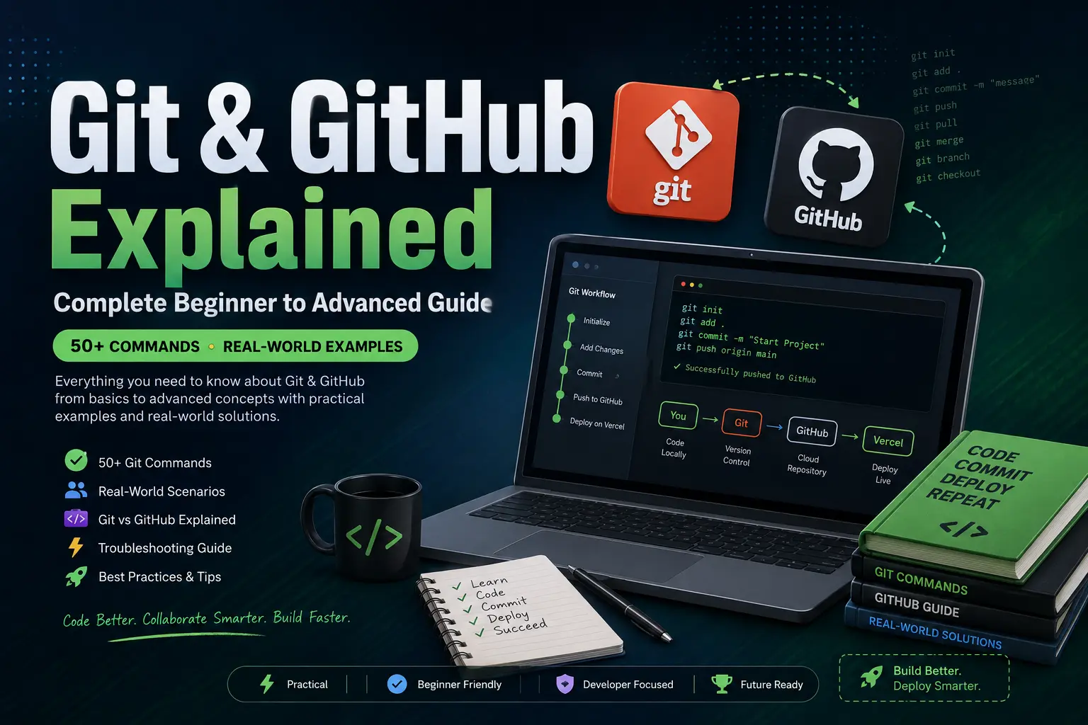 Git and GitHub Complete Guide — Cyvora Studio